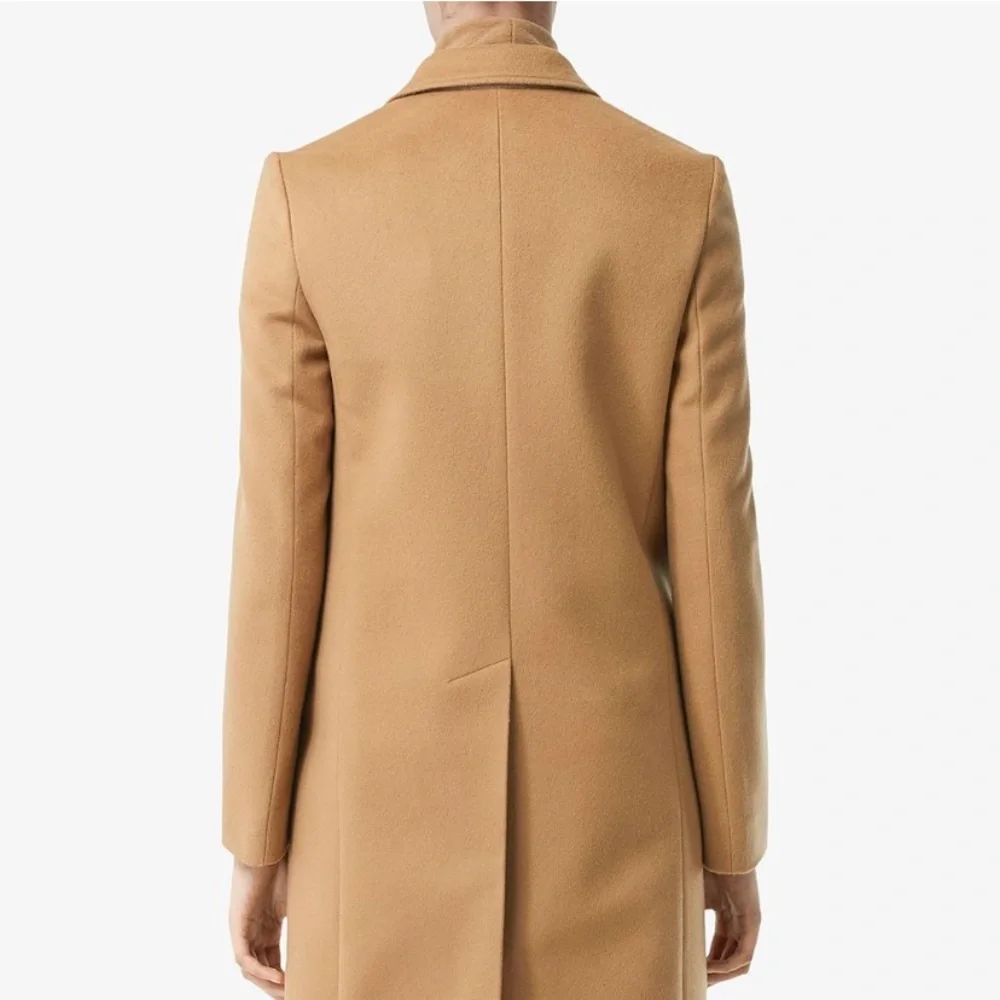 Burberry Camel Tan Wool Blend Long Coat - Picture 3 of 9